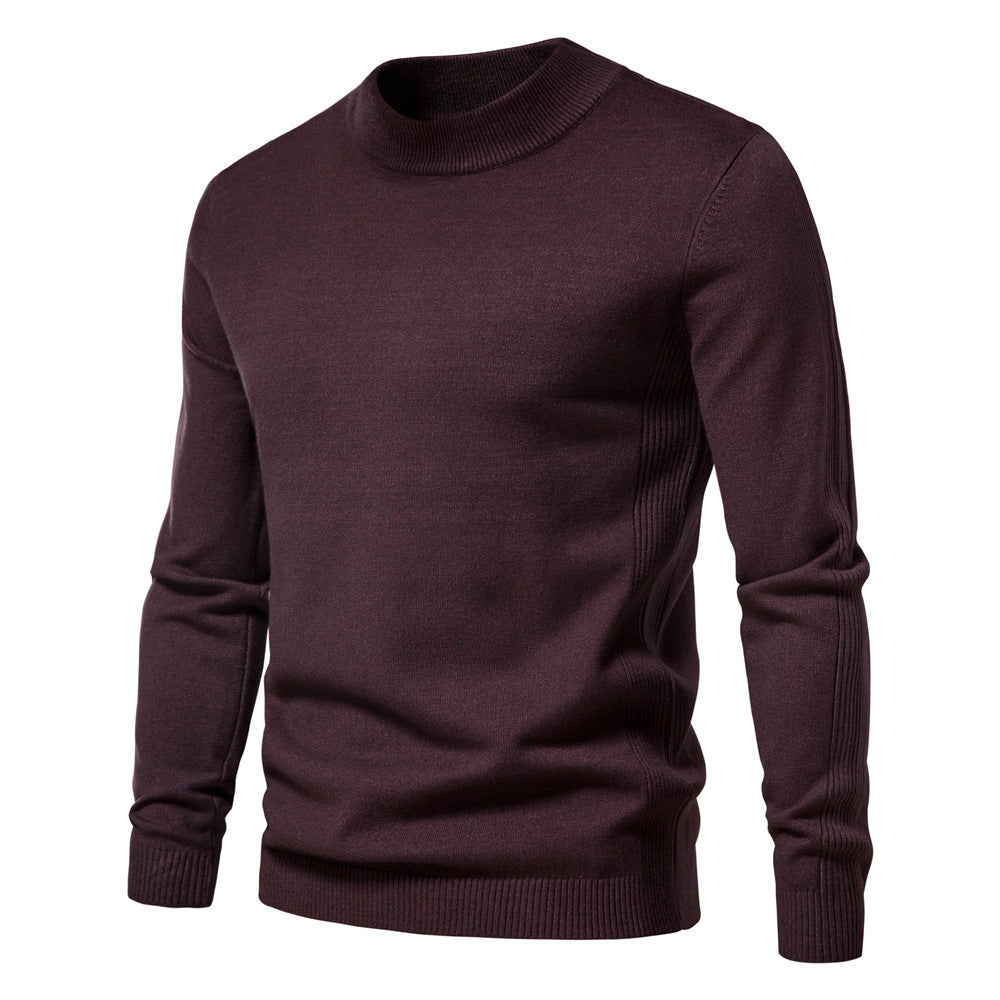 Herrens elegant rullkragepullover i fin ull Mirla-Eva Jonsson