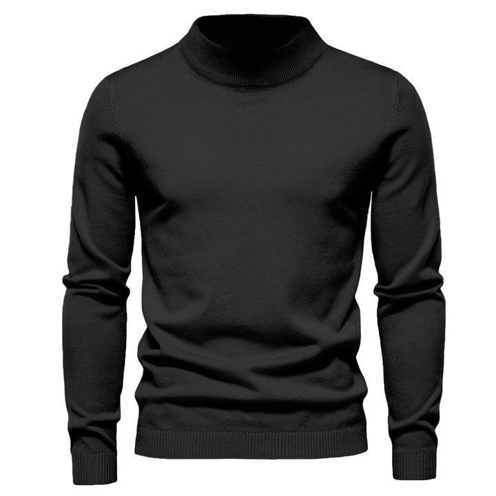 Herrens elegant rullkragepullover i fin ull Mirla-Eva Jonsson
