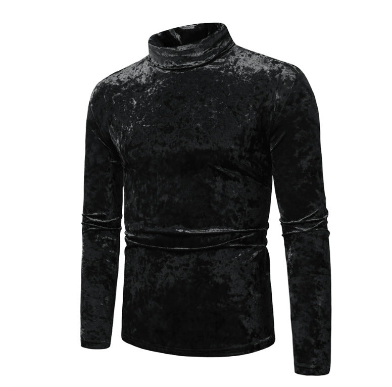 Herrens elegant rullkragepullover i sammet Eva Jonsson-Eva Jonsson