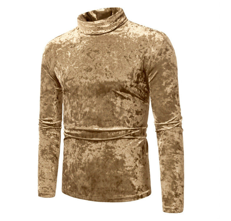 Herrens elegant rullkragepullover i sammet Eva Jonsson-Eva Jonsson