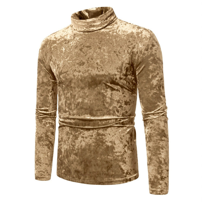 Herrens elegant rullkragepullover i sammet Eva Jonsson-Eva Jonsson