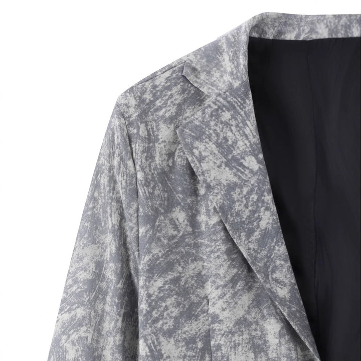 Herrens fashionabel struktur blazer med subtila grafiska mönster Mirla-Eva Jonsson