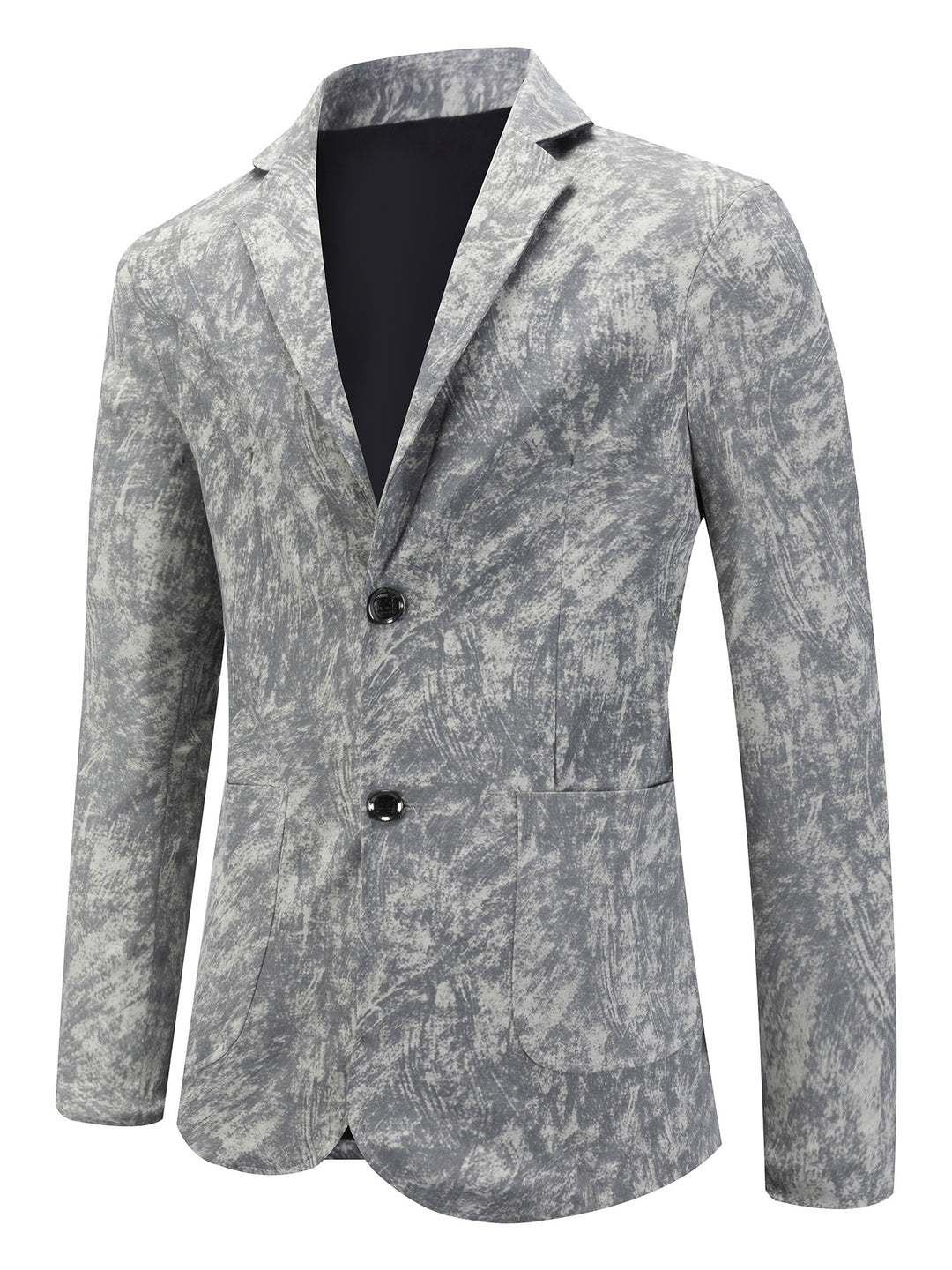 Herrens fashionabel struktur blazer med subtila grafiska mönster Mirla-Eva Jonsson