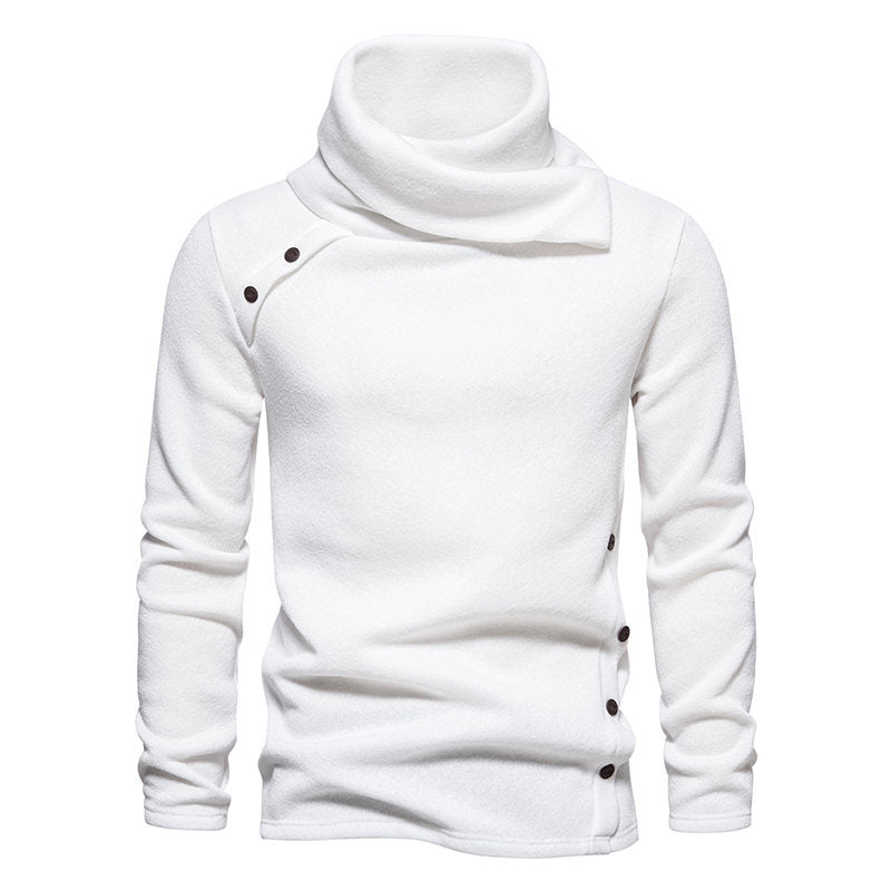 Herrens fashionabla rullkragepullover med unikt design Mirla-Eva Jonsson
