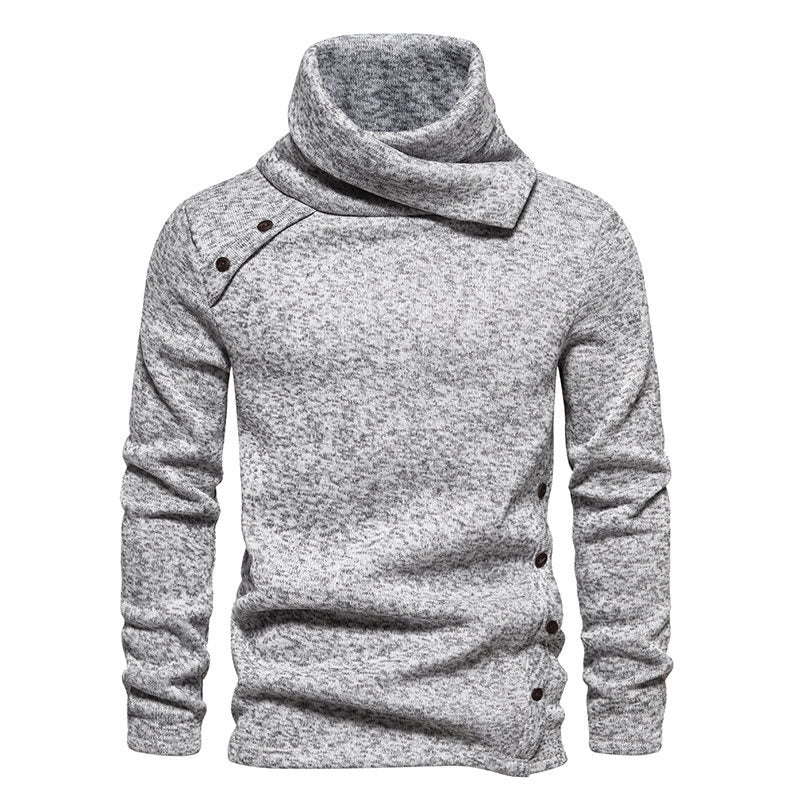 Herrens fashionabla rullkragepullover med unikt design Mirla-Eva Jonsson