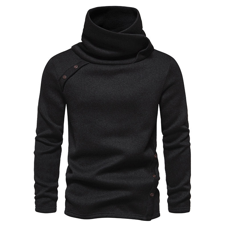 Herrens fashionabla rullkragepullover med unikt design Mirla-Eva Jonsson