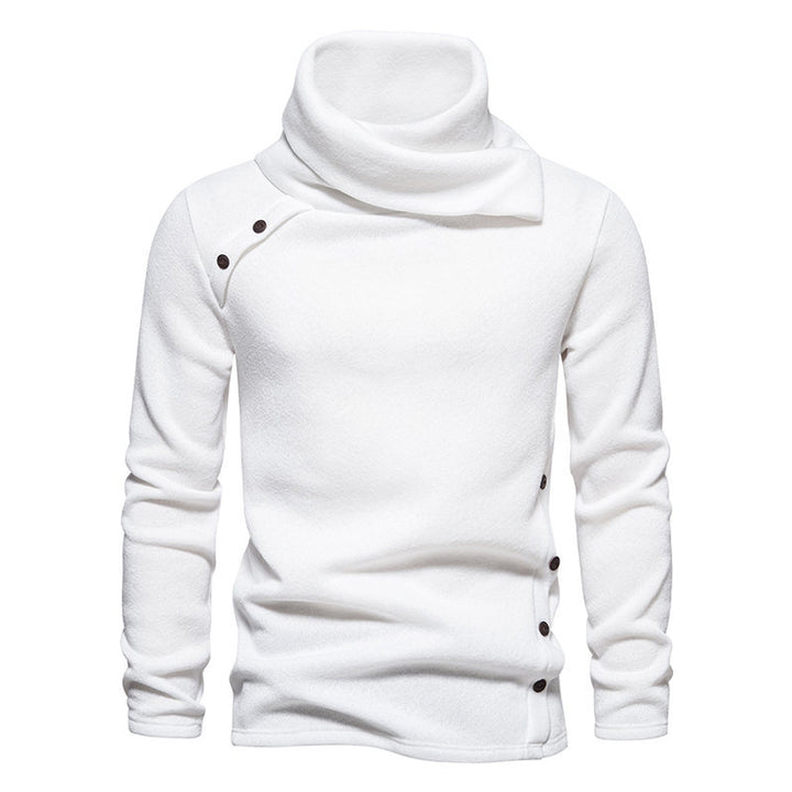 Herrens fashionabla rullkragepullover med unikt design Mirla-Eva Jonsson