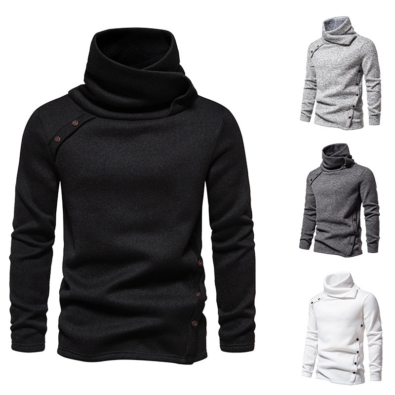 Herrens fashionabla rullkragepullover med unikt design Mirla-Eva Jonsson