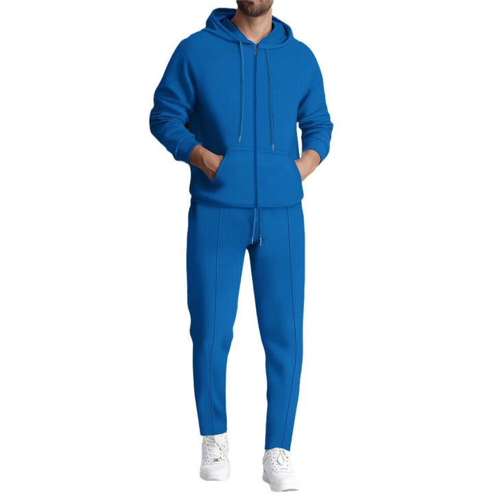Herrens fritidströja och joggingbyxor set med modern design Mirla-Eva Jonsson