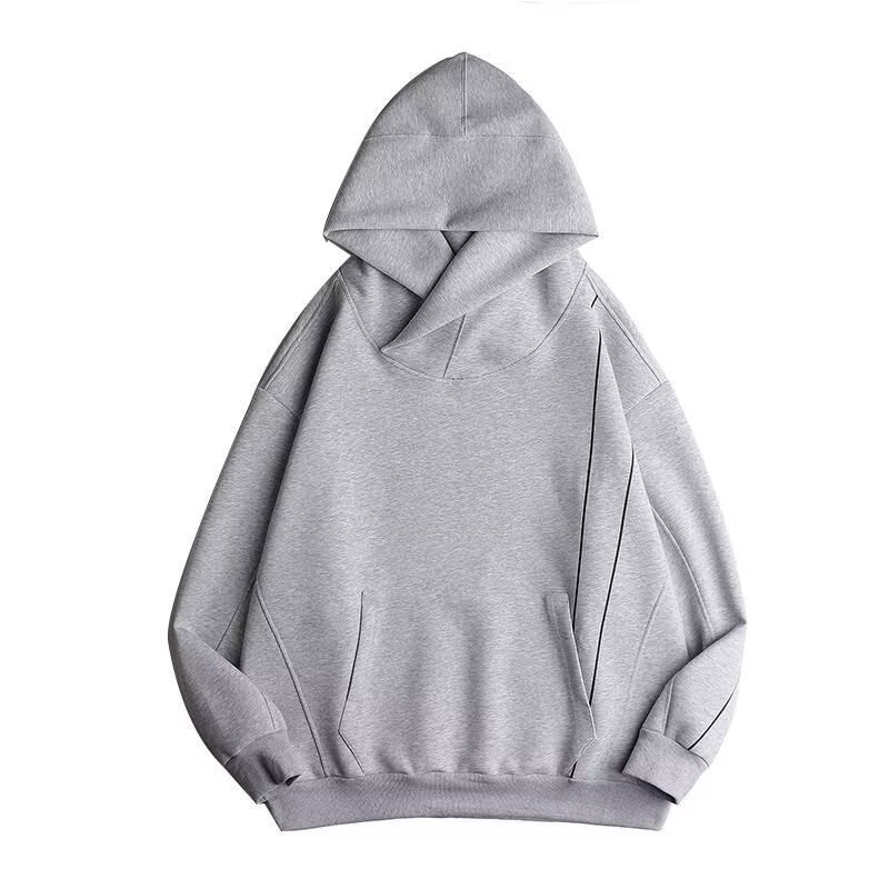 Herrens futuristisk hoodie med hög krage och praktiska fickor Eva Jonsson-Eva Jonsson