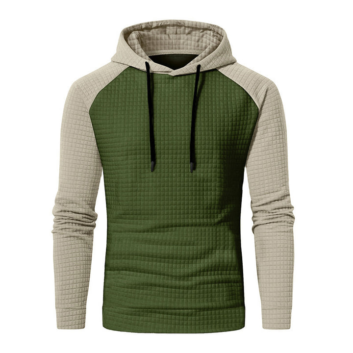 Herrens hoodie med strukturerad design och modern skärning Mirla-Eva Jonsson