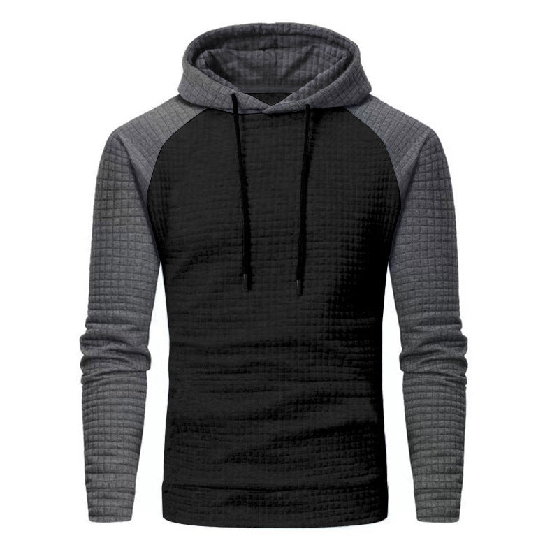 Herrens hoodie med strukturerad design och modern skärning Mirla-Eva Jonsson