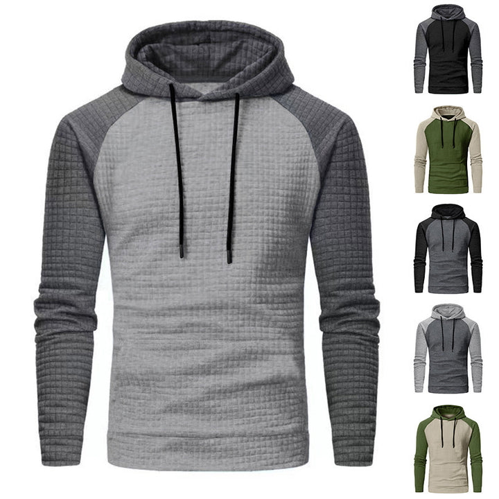 Herrens hoodie med strukturerad design och modern skärning Mirla-Eva Jonsson