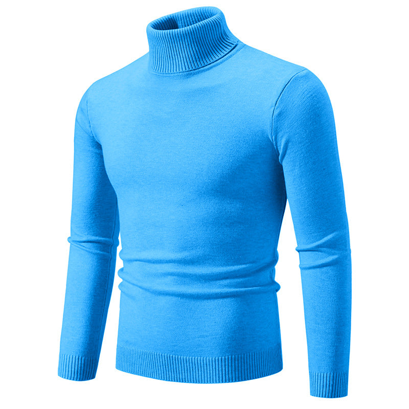 Herrens lässig Rollkragenpullover aus hochwertiger Wolle Mirla-Eva Jonsson