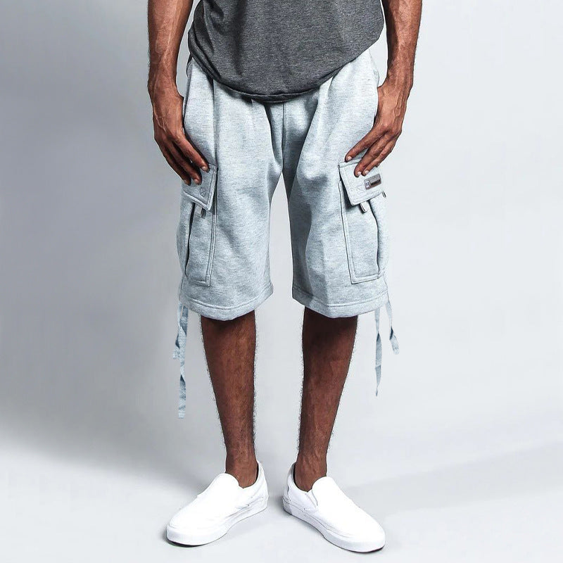 Herrens mode Cargo-shorts med praktiska fickor och justerbar snörning Mirla-Eva Jonsson
