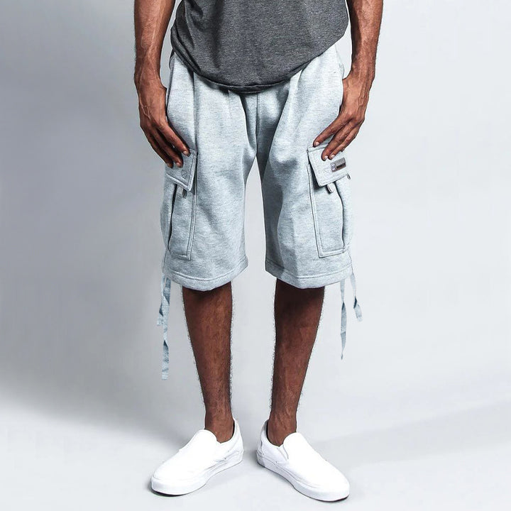 Herrens mode Cargo-shorts med praktiska fickor och justerbar snörning Mirla-Eva Jonsson
