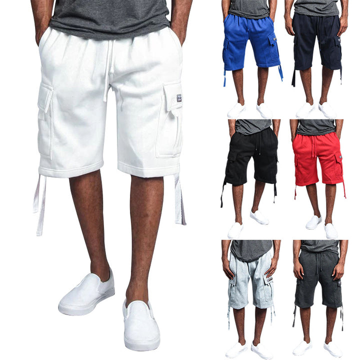Herrens mode Cargo-shorts med praktiska fickor och justerbar snörning Mirla-Eva Jonsson