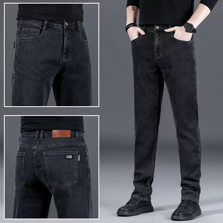 Herrens mode Slim-Fit jeans i mjuk denim Mirla-Eva Jonsson