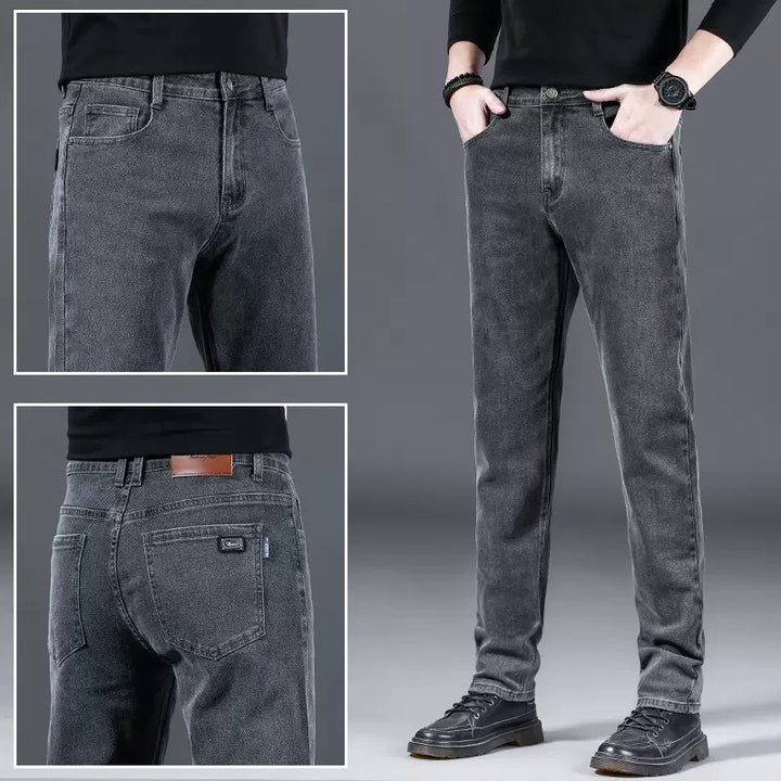 Herrens mode Slim-Fit jeans i mjuk denim Mirla-Eva Jonsson