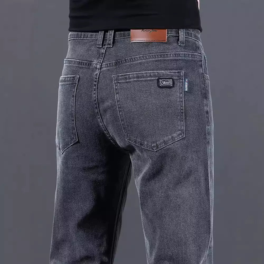 Herrens mode Slim-Fit jeans i mjuk denim Mirla-Eva Jonsson