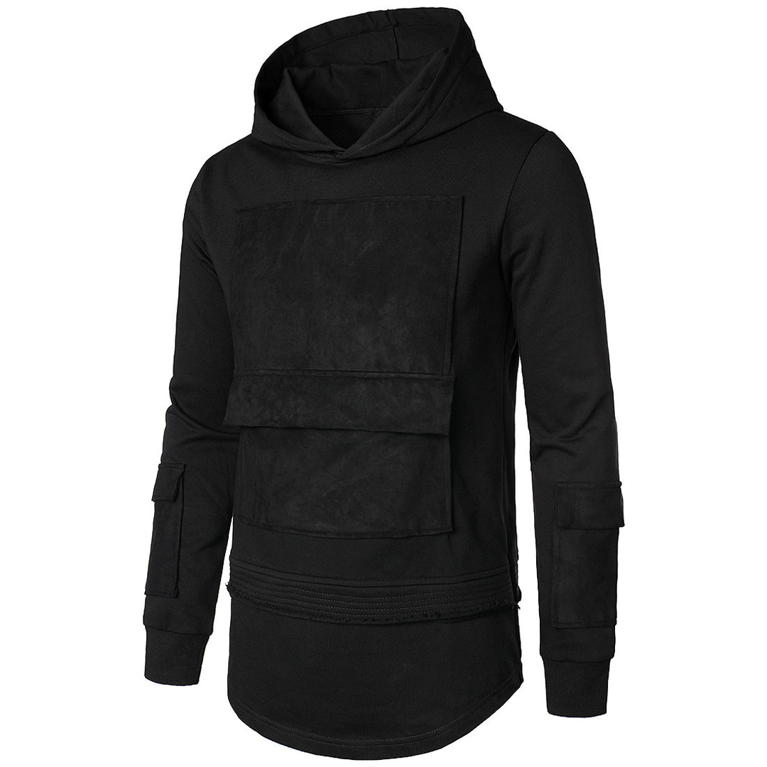 Herrens moderiktiga hoodie med integrerade fickor och unik design Mirla-Eva Jonsson