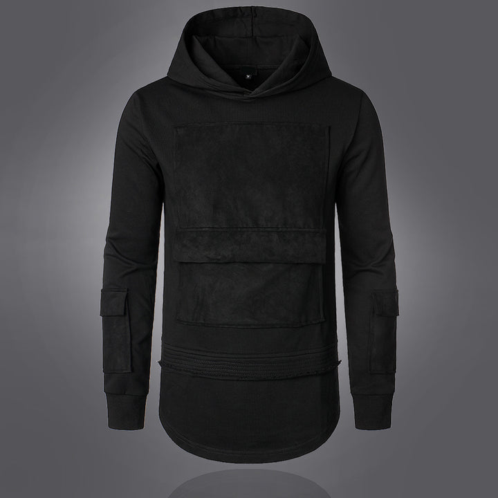 Herrens moderiktiga hoodie med integrerade fickor och unik design Mirla-Eva Jonsson