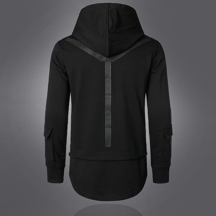 Herrens moderiktiga hoodie med integrerade fickor och unik design Mirla-Eva Jonsson
