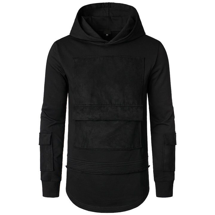 Herrens moderiktiga hoodie med integrerade fickor och unik design Mirla-Eva Jonsson