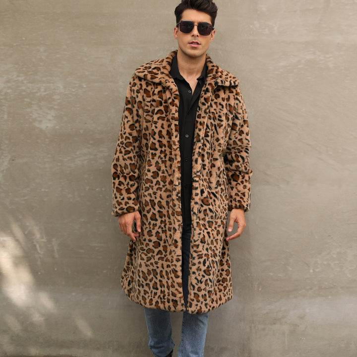 Herrens moderiktiga plyschkappa med zebramönster Mirla-Eva Jonsson