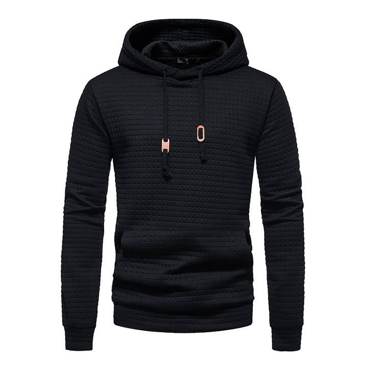 Herrens modern hoodie med strukturerad yta Eva Jonsson-Eva Jonsson
