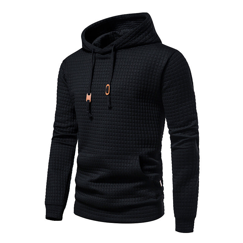 Herrens modern hoodie med strukturerad yta Eva Jonsson-Eva Jonsson