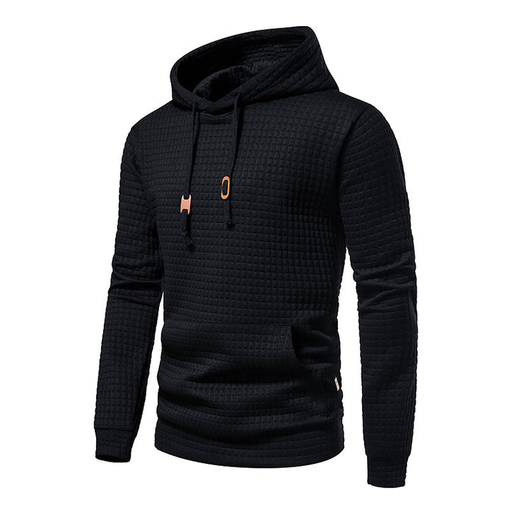 Herrens modern hoodie med strukturerad yta Eva Jonsson-Eva Jonsson