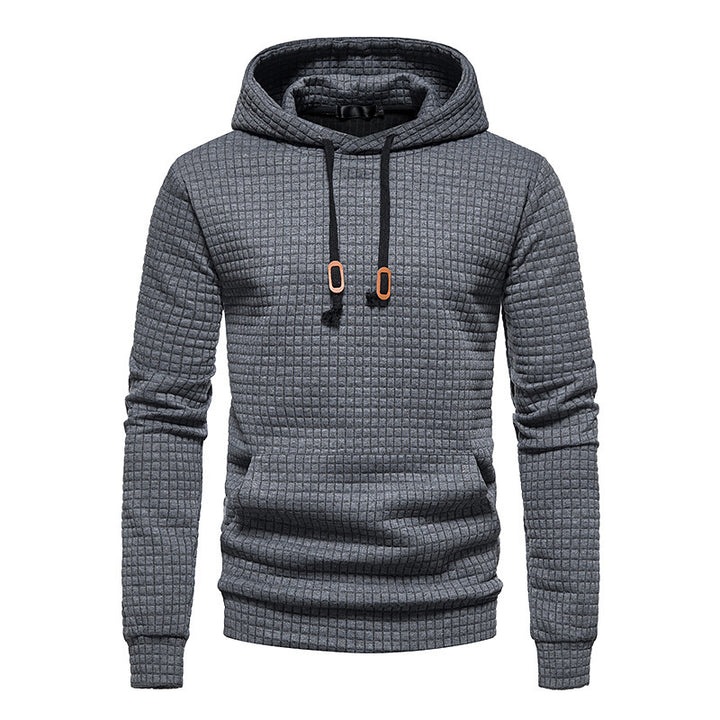 Herrens modern hoodie med strukturerad yta Eva Jonsson-Eva Jonsson