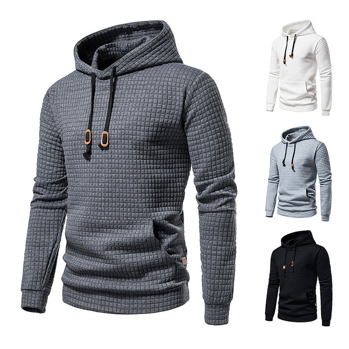 Herrens modern hoodie med strukturerad yta Eva Jonsson-Eva Jonsson