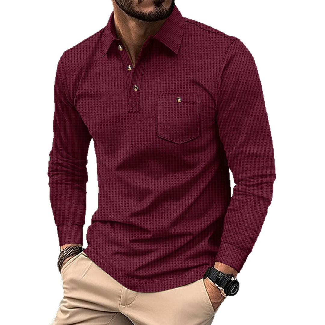 Herrens modeshirt med strukturerad design Mirla-Eva Jonsson