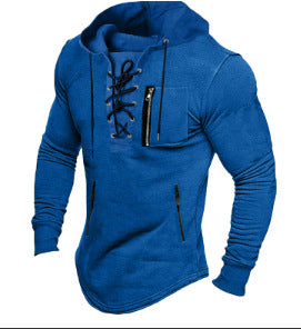 Herrens modisch hoodie med unikt snördesign Mirla-Eva Jonsson