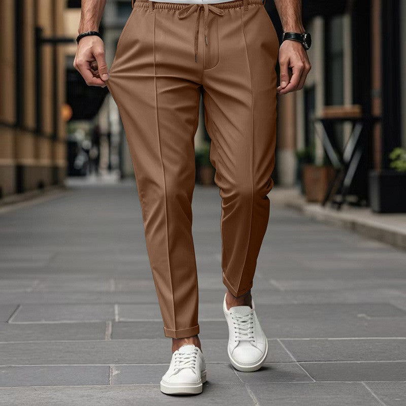 Herrens modische Slim-Fit Joggingbyxor med elastisk midja och praktiska sidofickor Mirla-Eva Jonsson