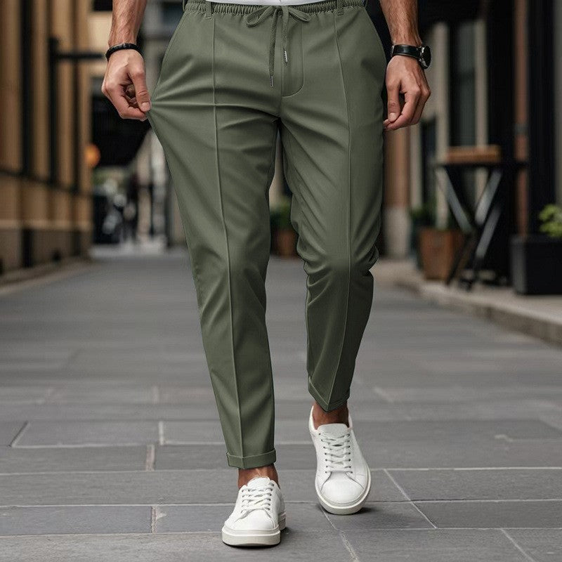 Herrens modische Slim-Fit Joggingbyxor med elastisk midja och praktiska sidofickor Mirla-Eva Jonsson
