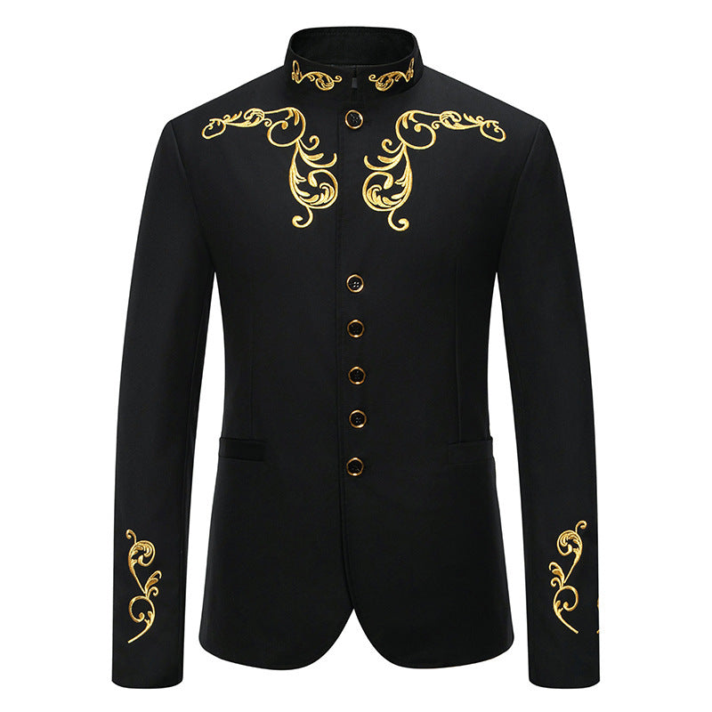 Herrens modische blazer med högkvalitativ broderi Mirla-Eva Jonsson