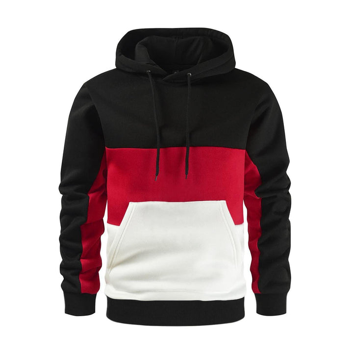 Herrens modischer hoodie med kontrasterande färgaccenter Eva Jonsson-Eva Jonsson
