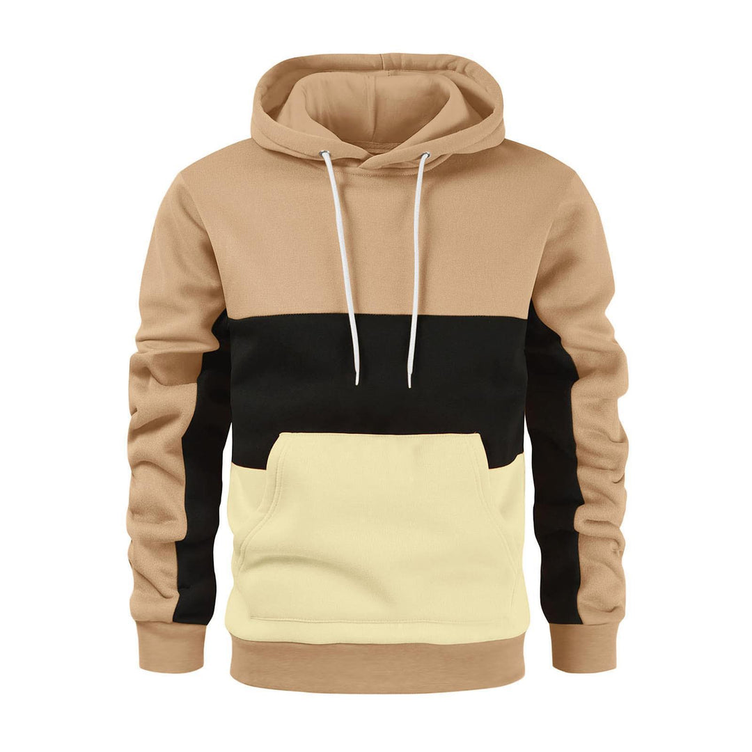 Herrens modischer hoodie med kontrasterande färgaccenter Eva Jonsson-Eva Jonsson