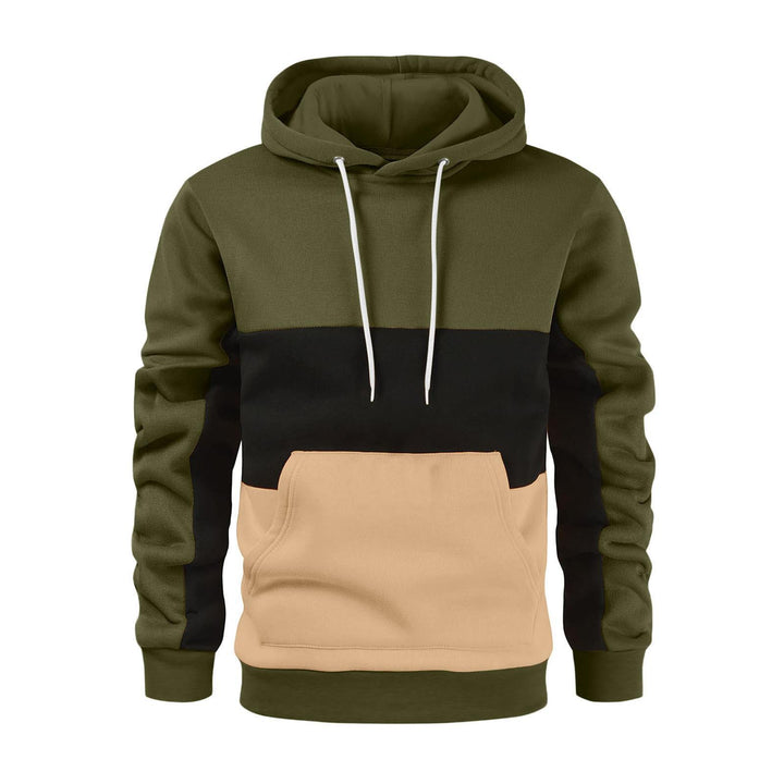 Herrens modischer hoodie med kontrasterande färgaccenter Eva Jonsson-Eva Jonsson