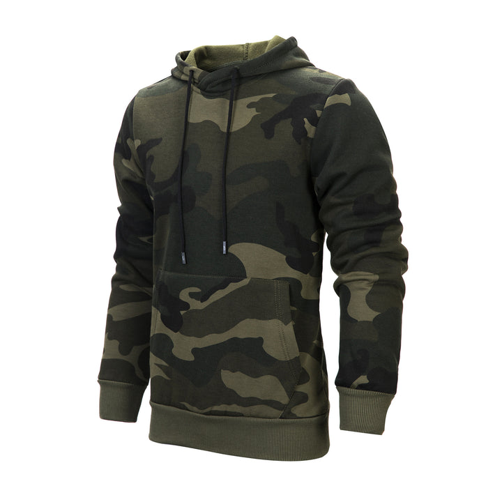 Herrens mysig hoodie med trendig camouflage-mönster Mirla-Eva Jonsson