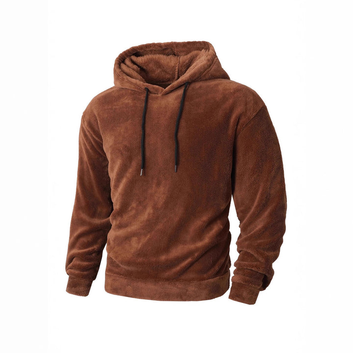 Herrens mysiga hoodies i mjukt fleece Mirla-Eva Jonsson