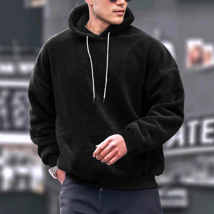 Herrens mysiga hoodies i mjukt fleece Mirla-Eva Jonsson