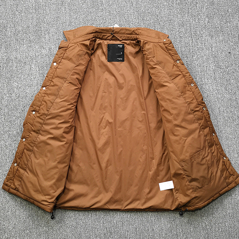 Herrens quiltad overshirt-jacka med praktiska fickor och robust krage Eva Jonsson-Eva Jonsson
