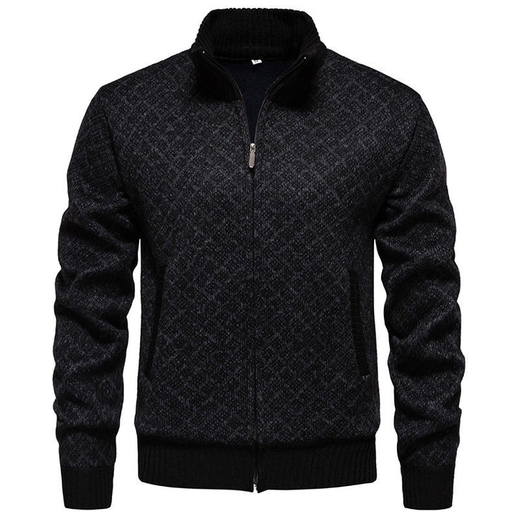 Herrens quiltade sweatshirtjacka Eva Jonsson-Eva Jonsson