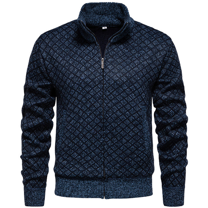 Herrens quiltade sweatshirtjacka Eva Jonsson-Eva Jonsson