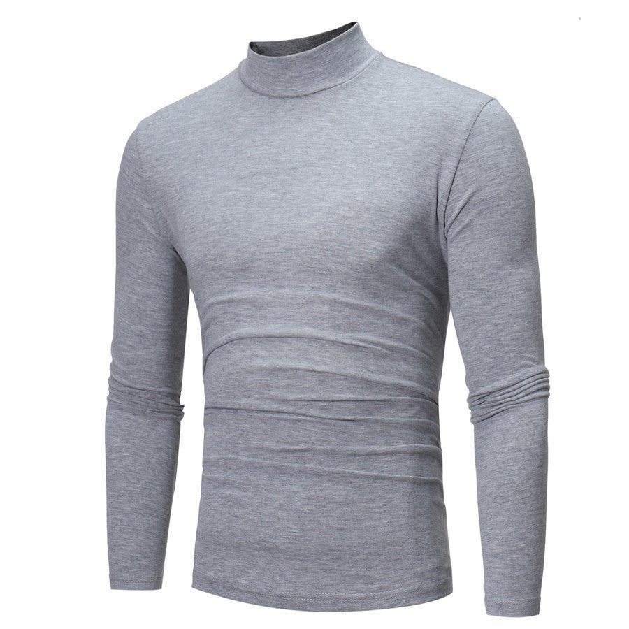 Herrens rullkragepullover med smal passform och elegant strukturerat material Eva Jonsson-Eva Jonsson