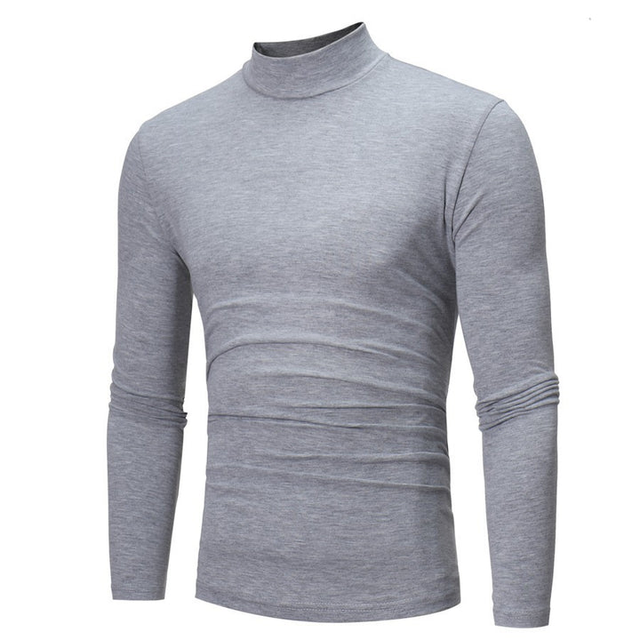 Herrens rullkragepullover med smal passform och elegant strukturerat material Eva Jonsson-Eva Jonsson